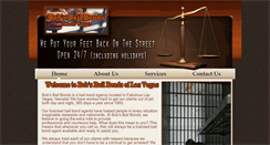 Desktop Screenshot of bobsbailbondslasvegas.com